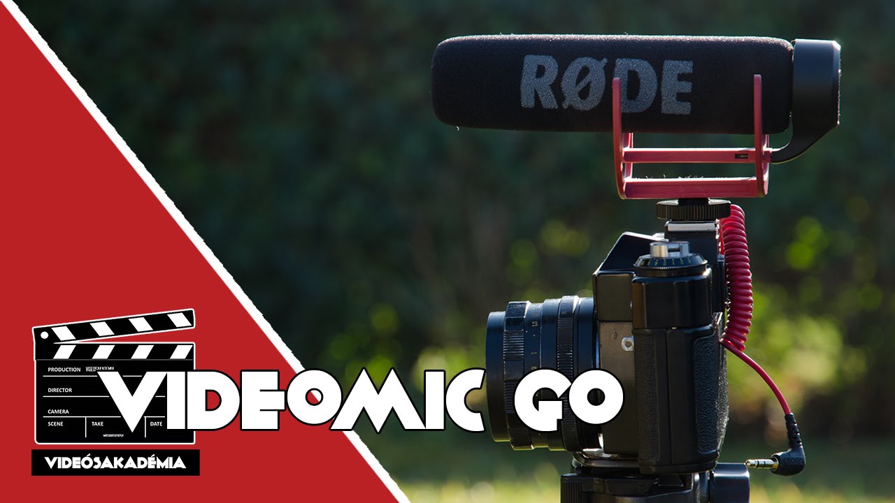 Videósakadémia TESZT | Rode Videomic GO bemutató