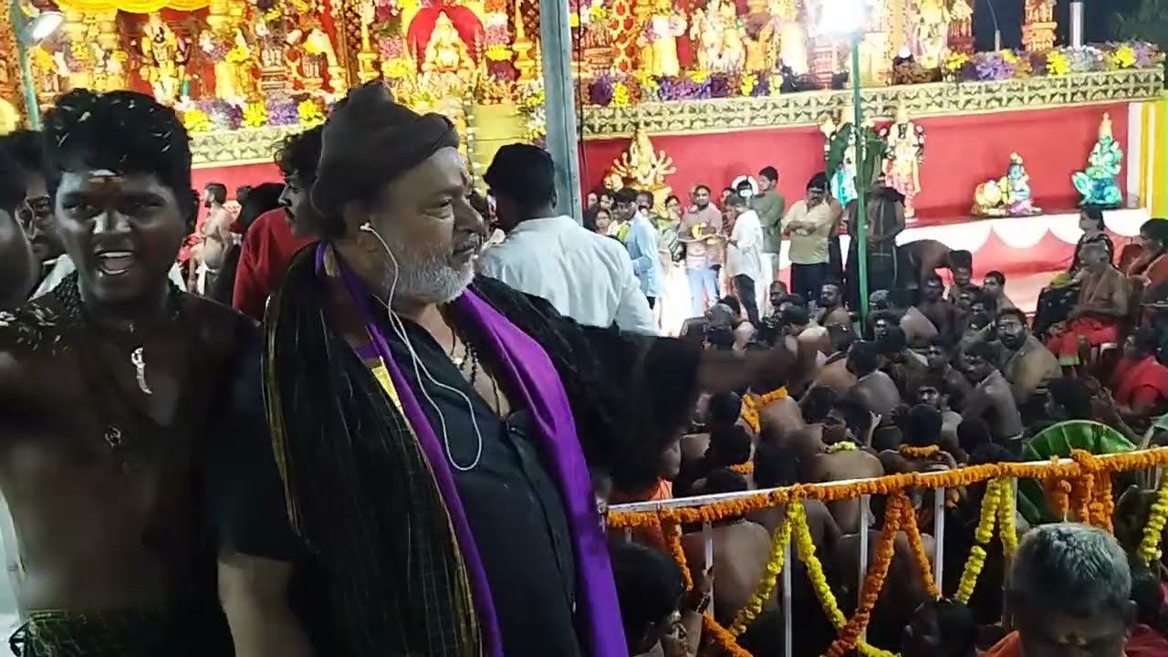 గళ్ళు గళ్ళు గళ్ళు గళ్ళు గజ్జెల మోత డప్పు శ్రీను స్వామి పాడిన లైవ్ సాంగ్  చల్లపల్లి గ్రామంలో