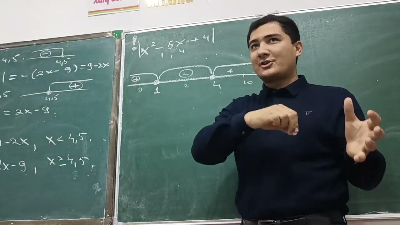 Modul ifoda va  tenglama 1 qism
