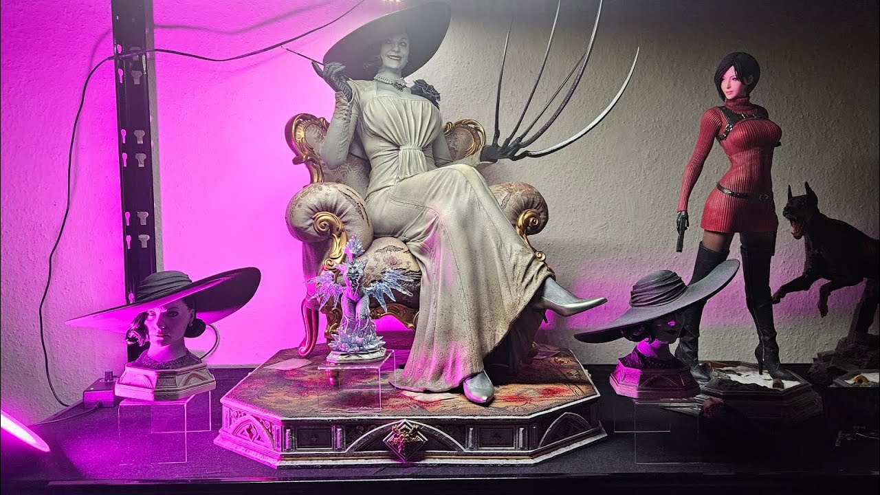 Prime1 Studio Throne Legacy | Resident Evil Village - Lady Dimitrescu 1/4 Statue REview