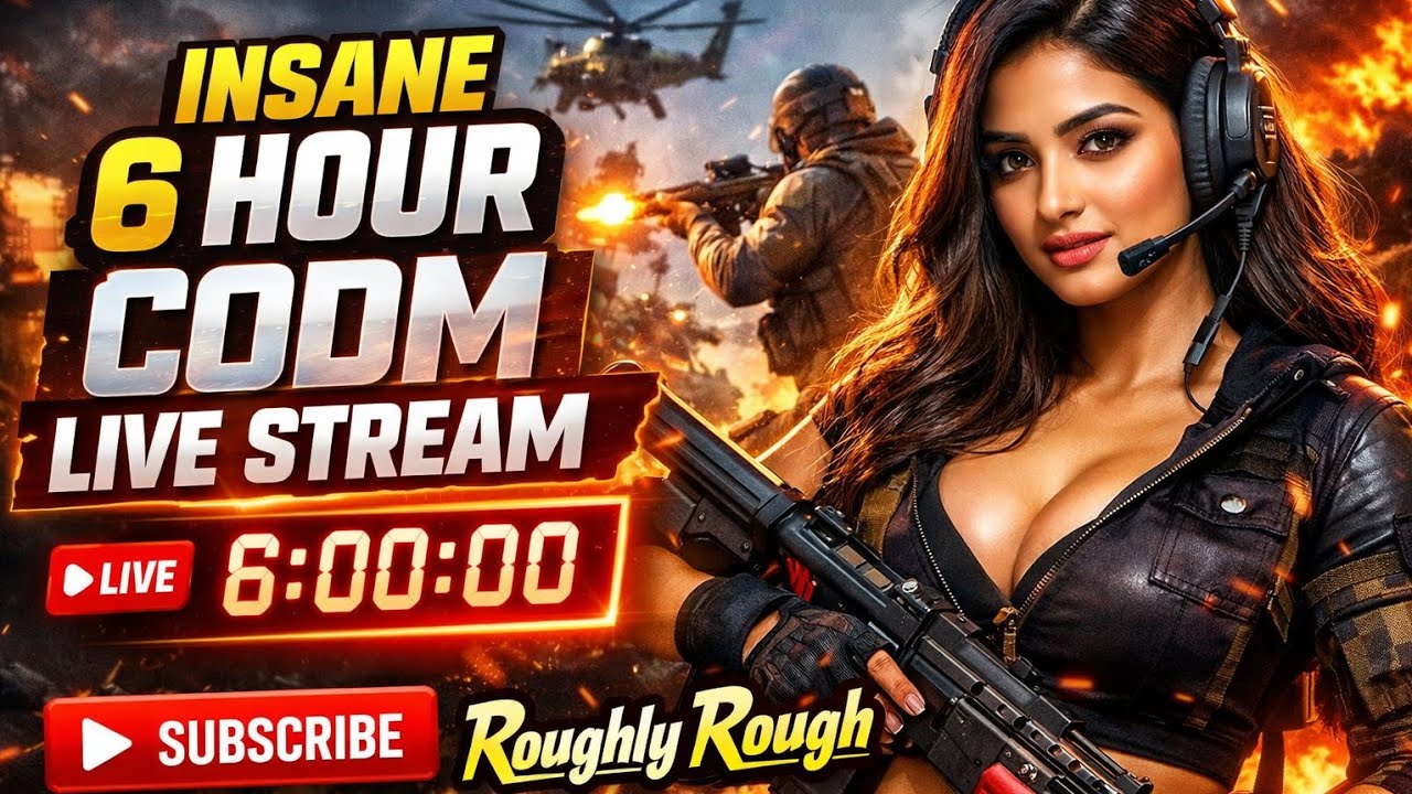 INSANE 6 Hour CODM LIVE Stream | Grinding to LEGENDARY Rank With YOU 