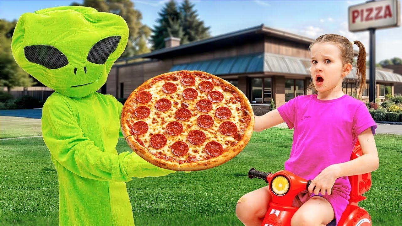 Bawimy się w pizzerię na wynos 🍕 Wesoła historia z zabawkami i jedzeniem
