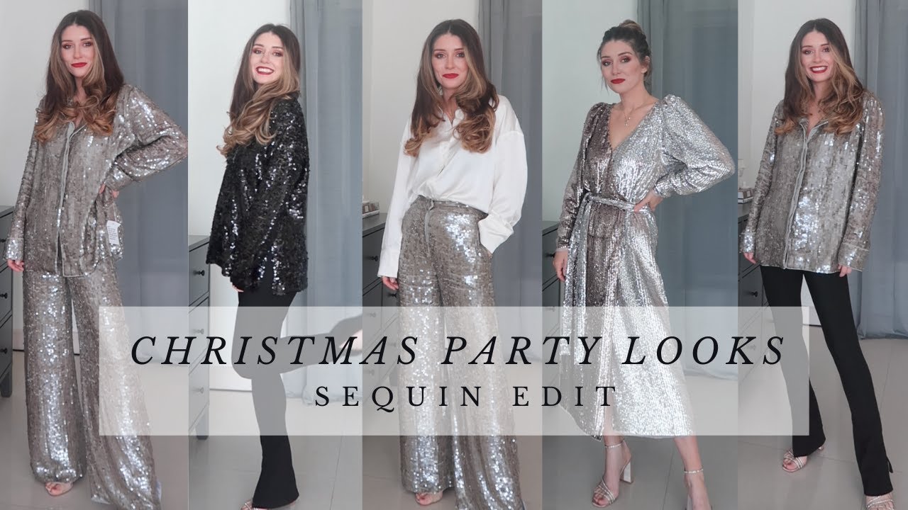 CHRISTMAS PARTY LOOKS // ZARA ASOS SEQUIN HAUL