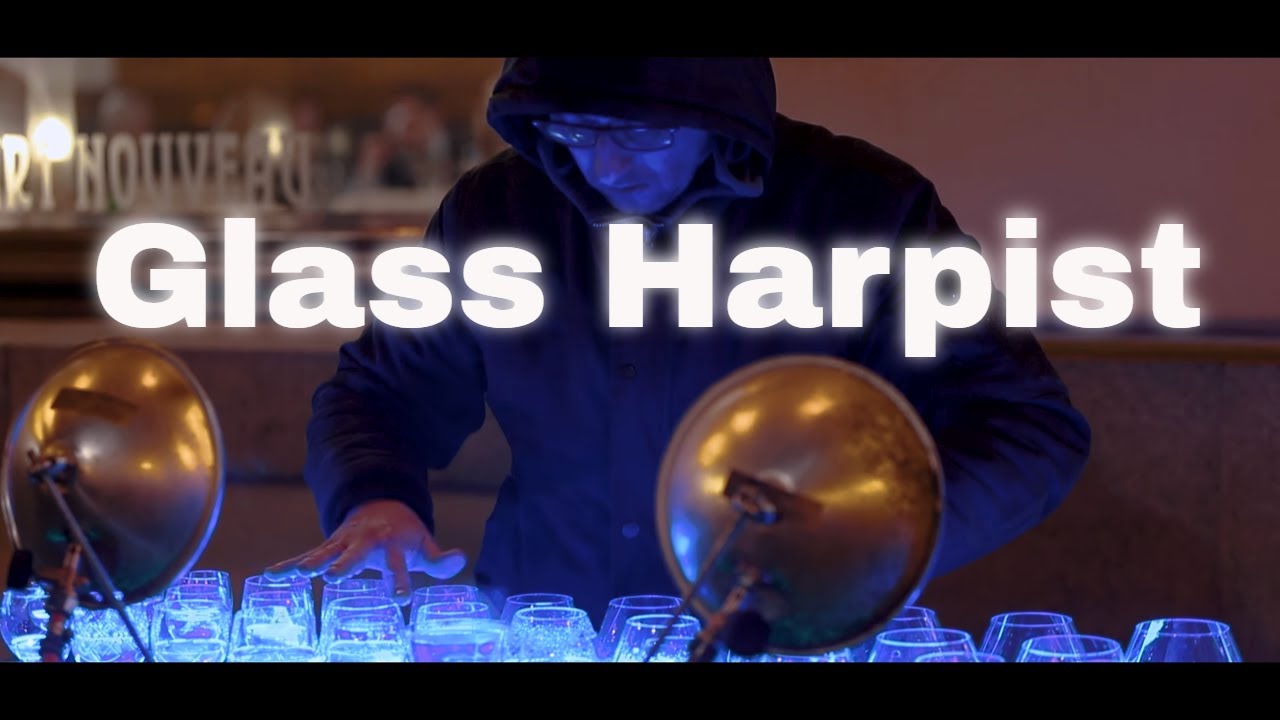 Incredibly talented glass harpist - Petr Spatina