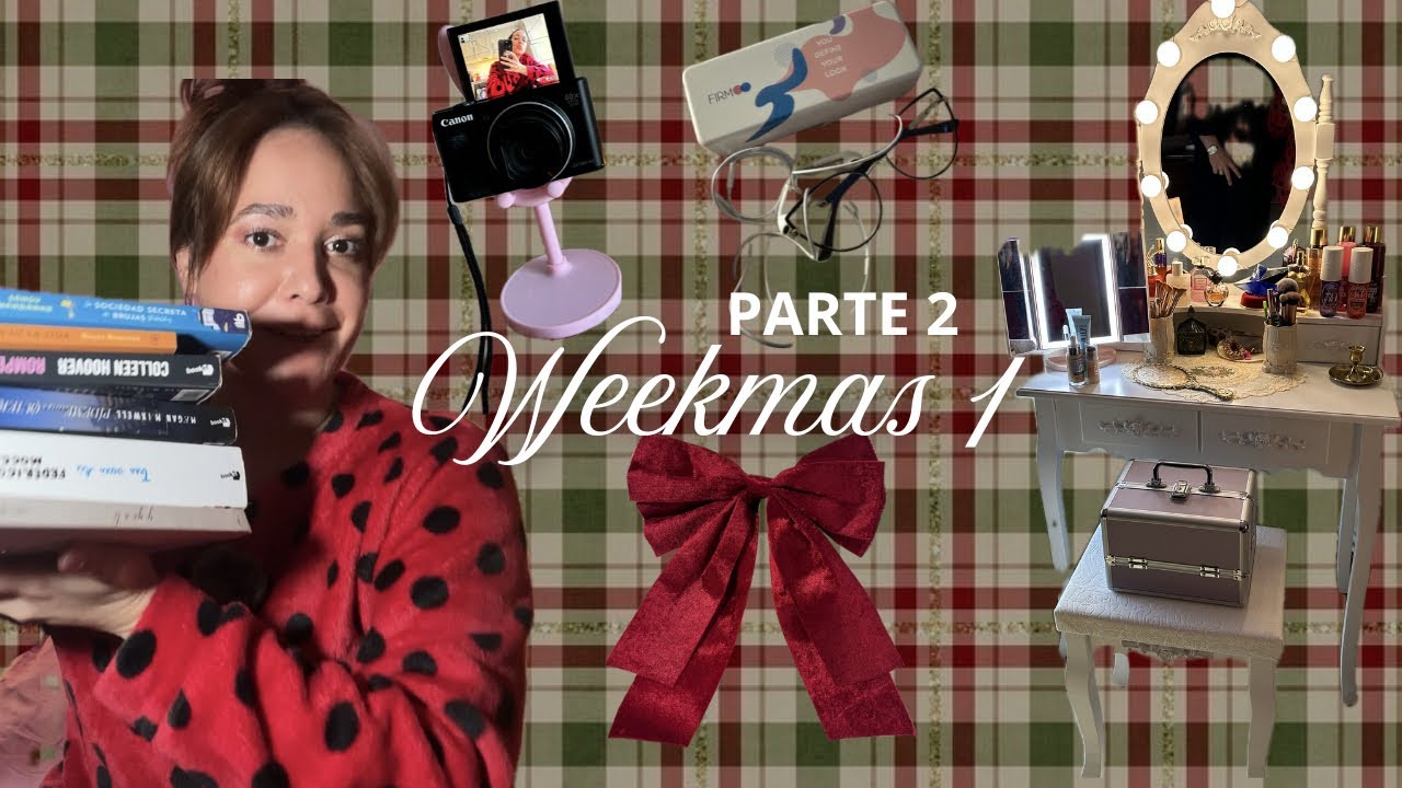 WEEKMAS 🎄 Mi regalo de navidad | Vlog cozy | Tareas hogareñas y mucha creación de contenido 📷