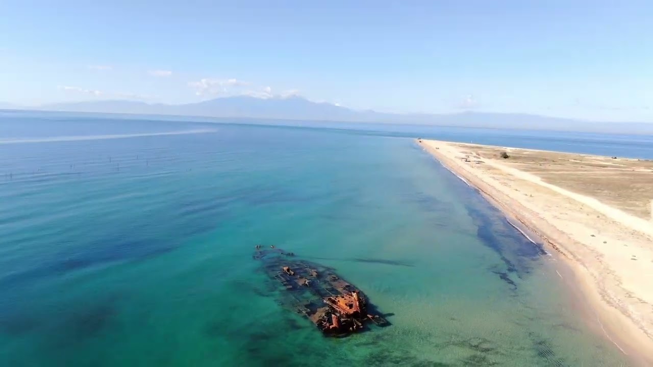 Epanomi Shipwreck - Greece 🇬🇷  4k Drone Video