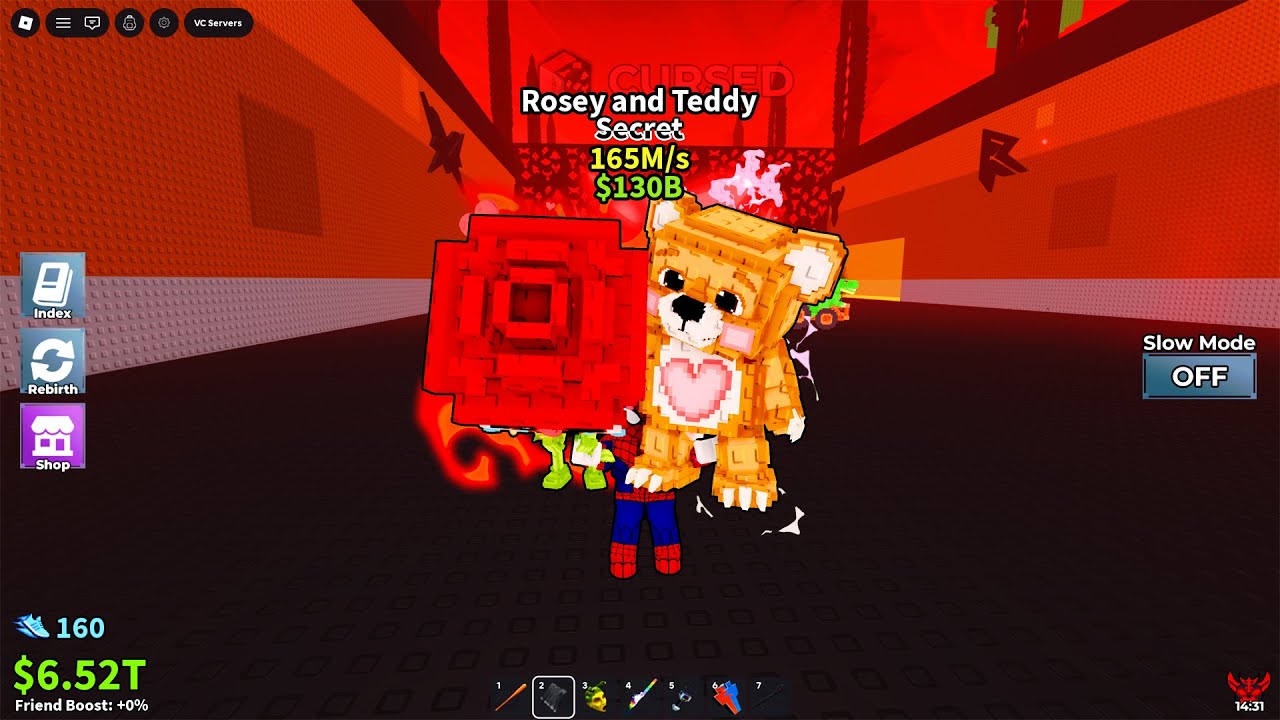 ROBLOX I Got New Rosey And Teddy in Admin Abuse - Steal a Brainrot