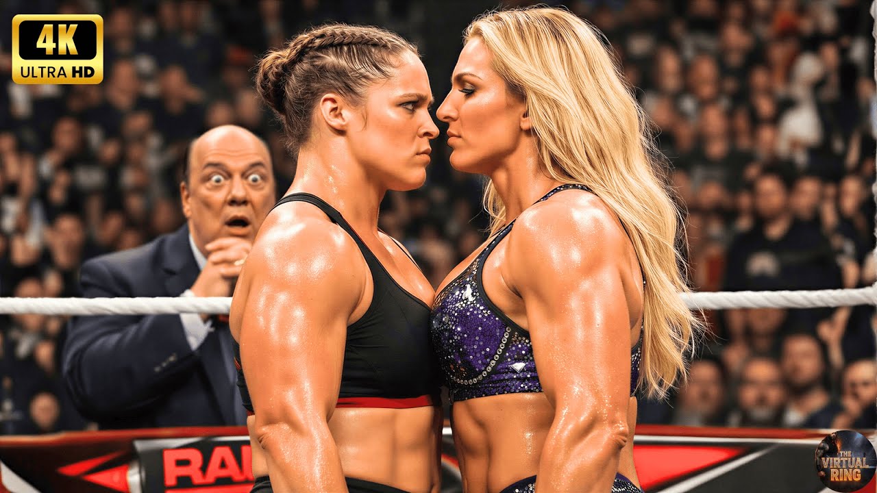 SHOCKING ENDING! Ronda Rousey vs Charlotte Flair – WWE Raw 🤯 #rondarousey #charlotteflair