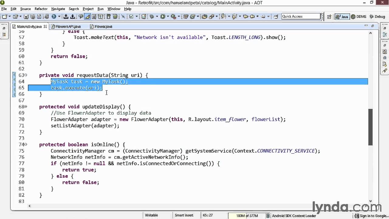 06 04 retrofit (Connecting Android Apps to RESTful Web Services)