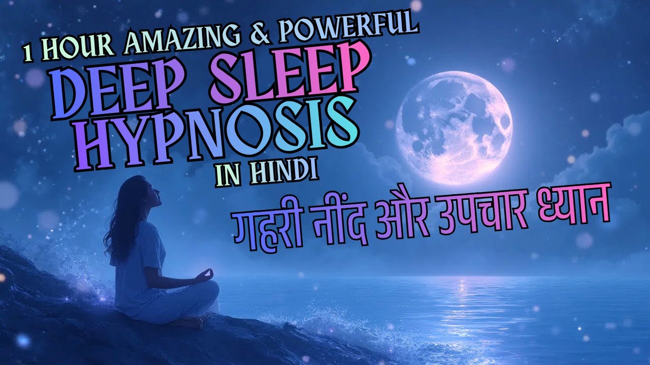 Meditation for Sleep in Hindi | Deep Sleep Hypnosis & Healing Energy (Indian Meditation)