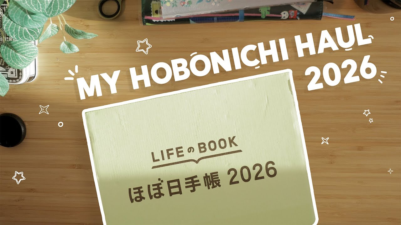 My Hobonichi Techo 2026 Unboxing Haul 💙 | Tomie