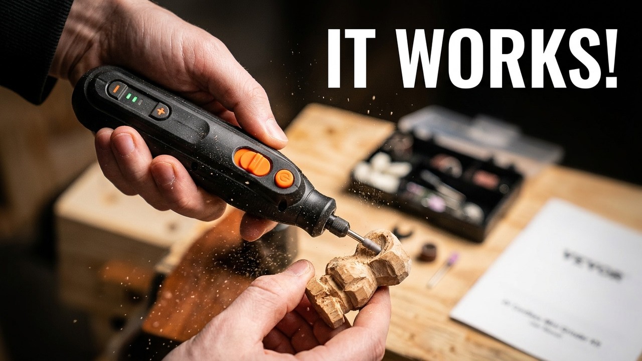 Dremel Alternative? Testing The Vevor 4V Mini Grinder