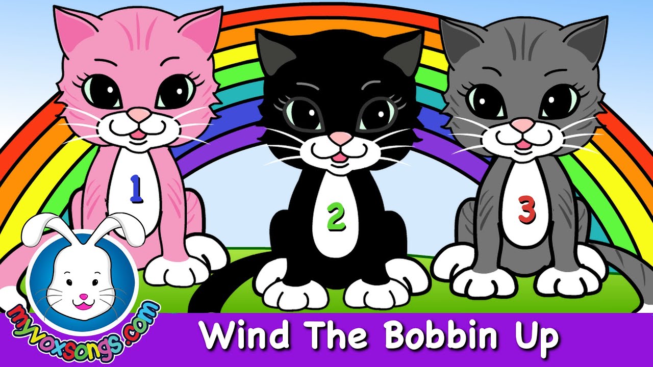 🐱Wind The Bobbin Up 🐾 Fashion Fun Action Song for Toddlers & Babies | VoxKids (MyVoxSongs)