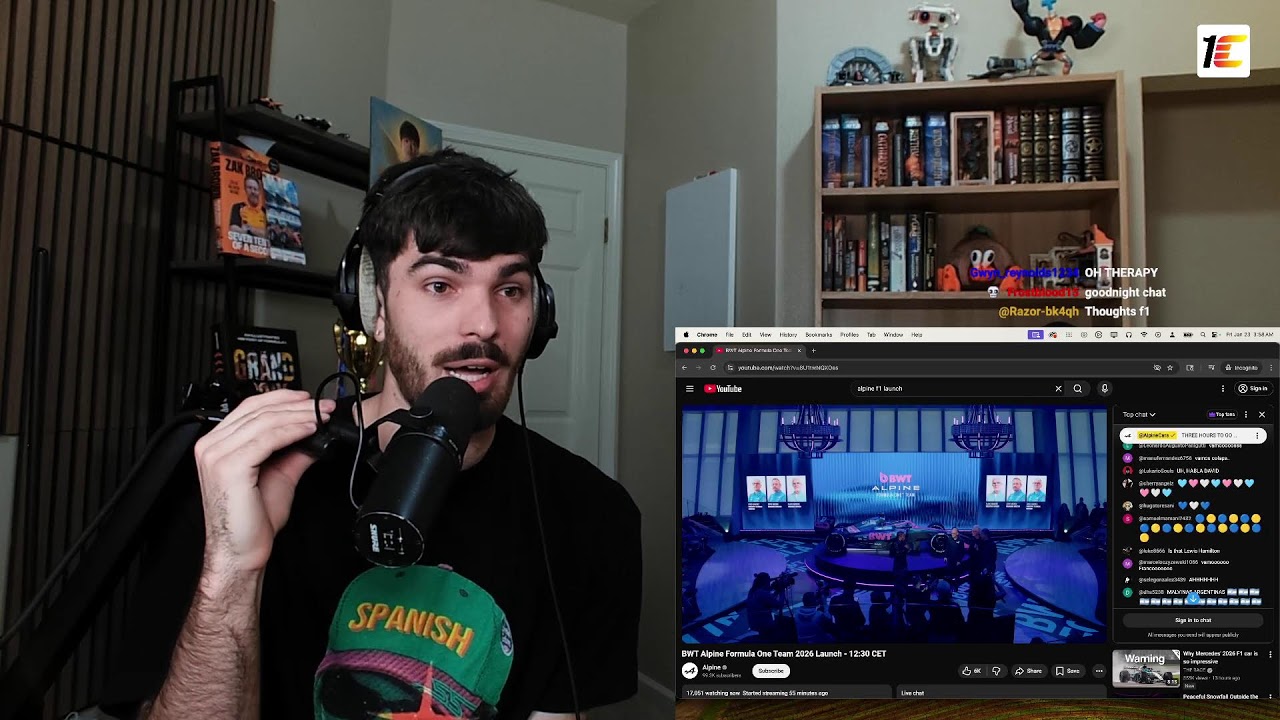 LIVE REACTING TO THE ALPINE F1 LIVERY REVEAL