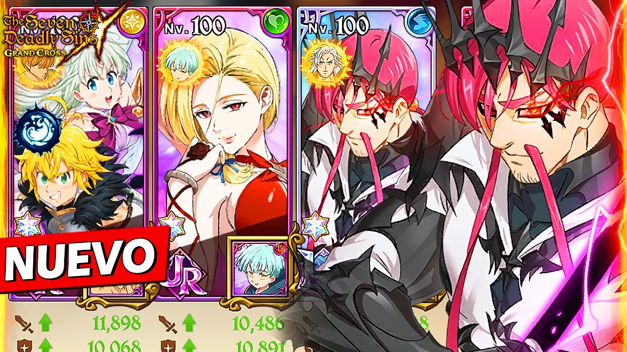 🔥 CUSACK LR EQUIPO DE DEMONIOS pero... SIN REY DEMONIO OPRESOR 🔥 - 7ds Grand Cross
