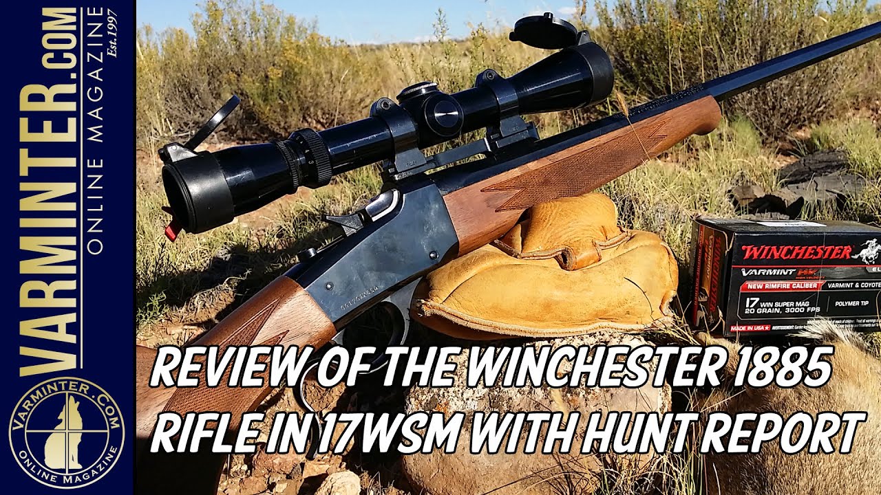 Review of the Winchester 1885 Rifle in 17WSM with Hunt Report