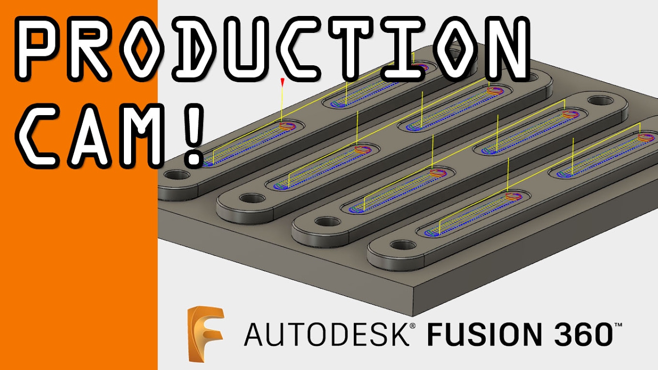 Fusion 360: Programming Production Run CAM!  FF66
