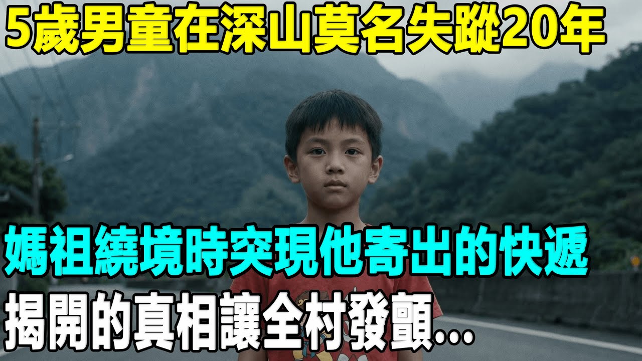 5 歲男童在深山走失 20 年，妈祖绕境时卻收到他剛寄出的快遞！母親拆開後當場暈厥，鄰居湊近一看背脊發涼！
