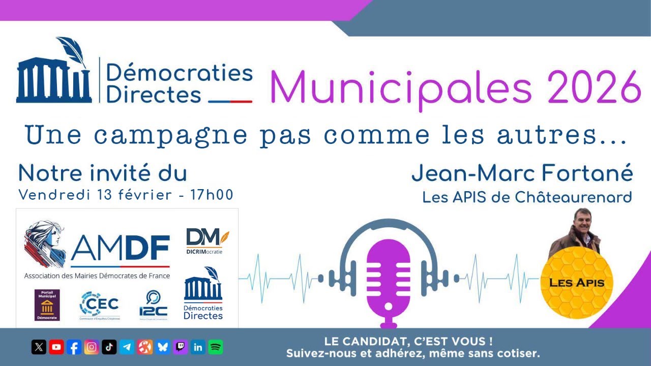 AMDF & DDs & DICRIMocratie - Jean-Marc Fortané - Châteaurenard Les APIs