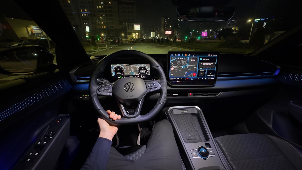 Driving Volkswagen T-ROC 2026 at Night - No Comment!