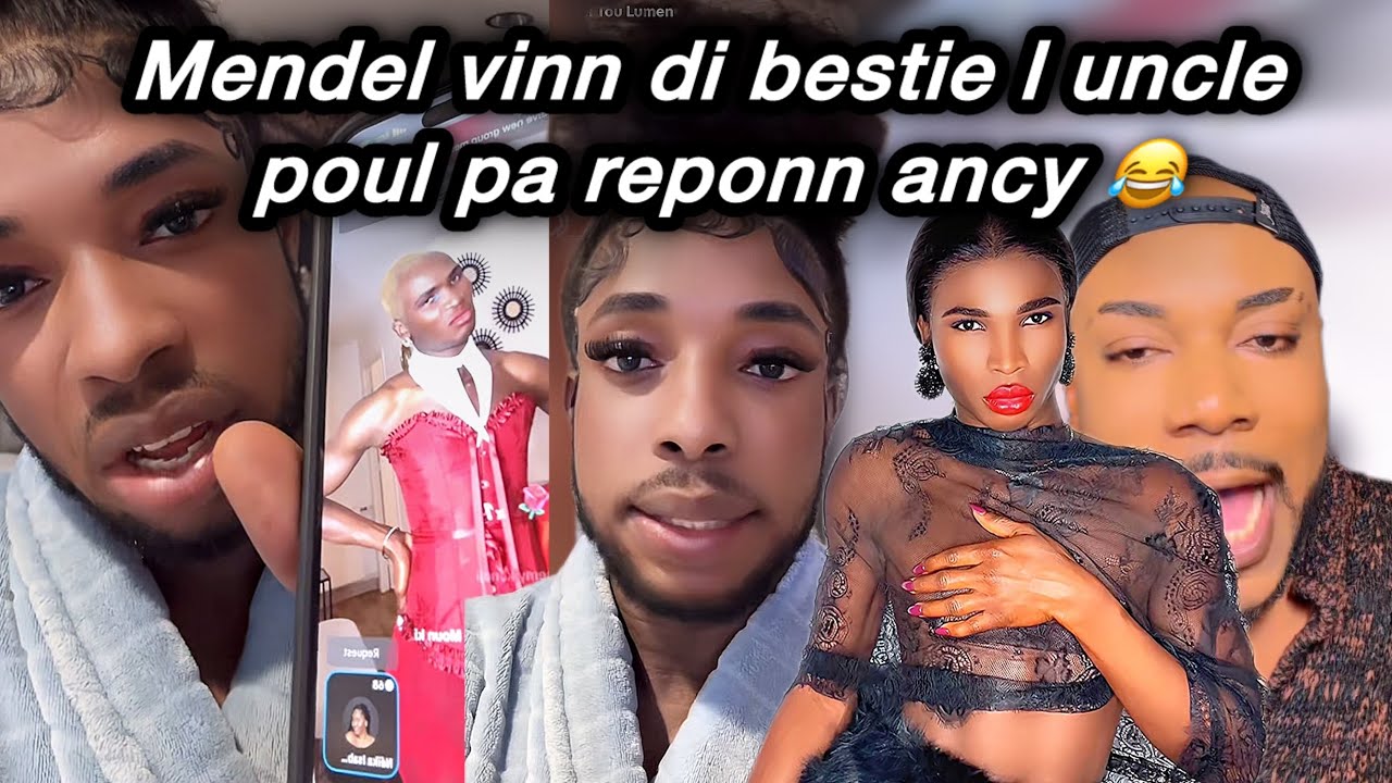 😳 Mendel vinn joure ancy pou bestie l uncle kendji - zen an red - Mendel blaze ansy