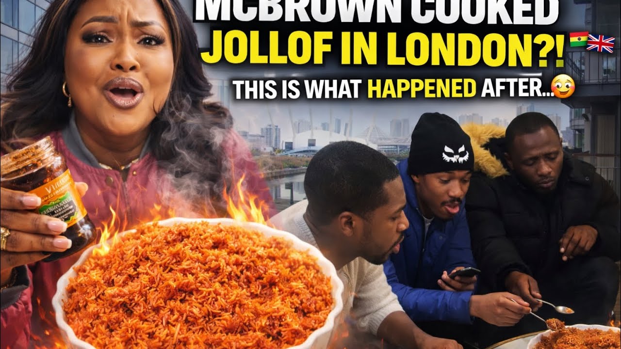 Макбраун приготовил для нас джоллоф в Лондоне?! 🇬🇭🇬🇧ВОТ ЧТО ПРОИЗОШЛО ПОСЛЕ…