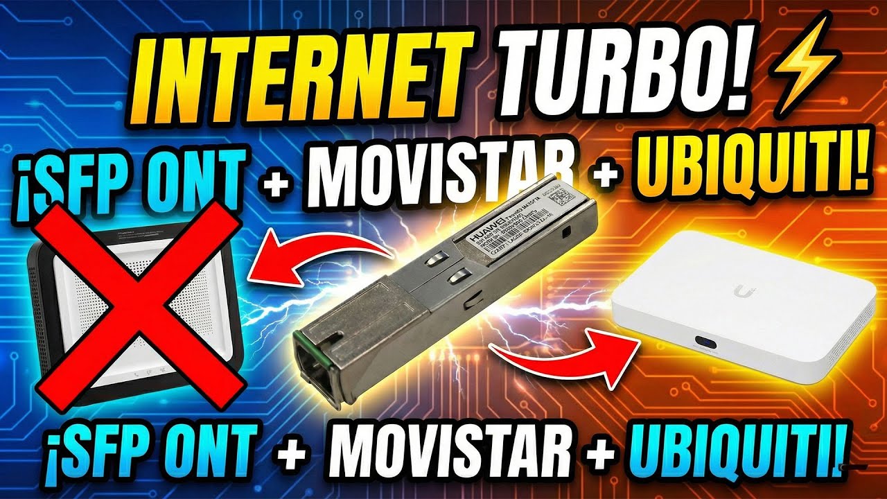 El SETUP DEFINITIVO para Movistar: SFP Huawei + Ubiquiti Cloud Gateway