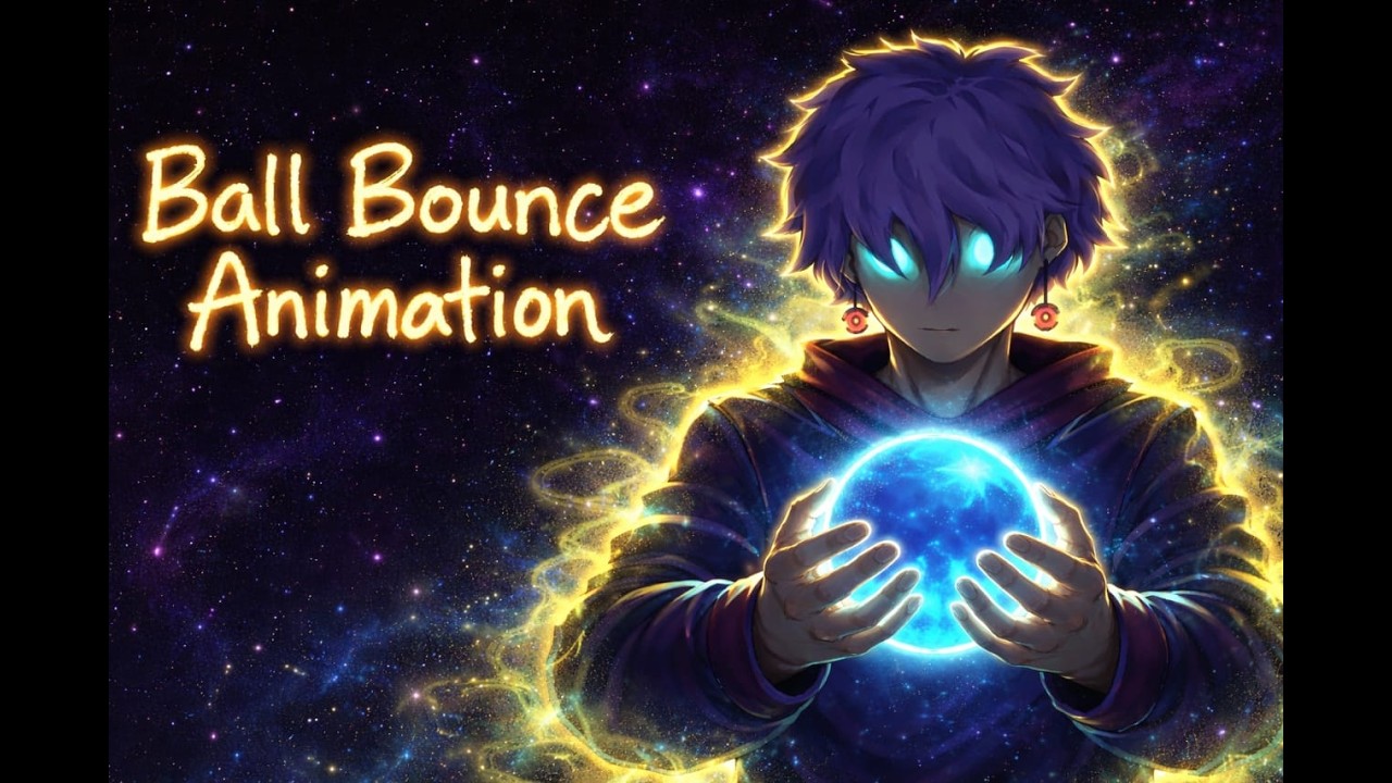 ball bounce animation |tutorial |only bijutsu