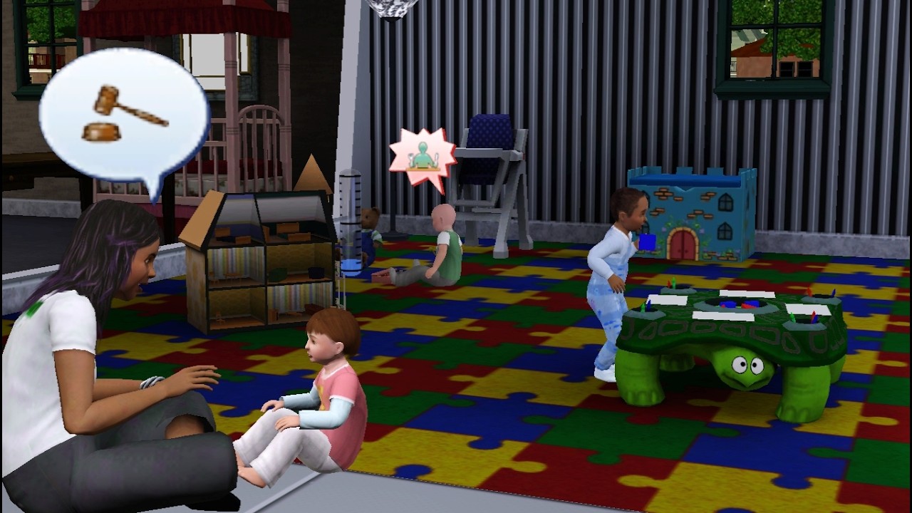 Mais um dia na vida de uma babá...│The Sims 3
