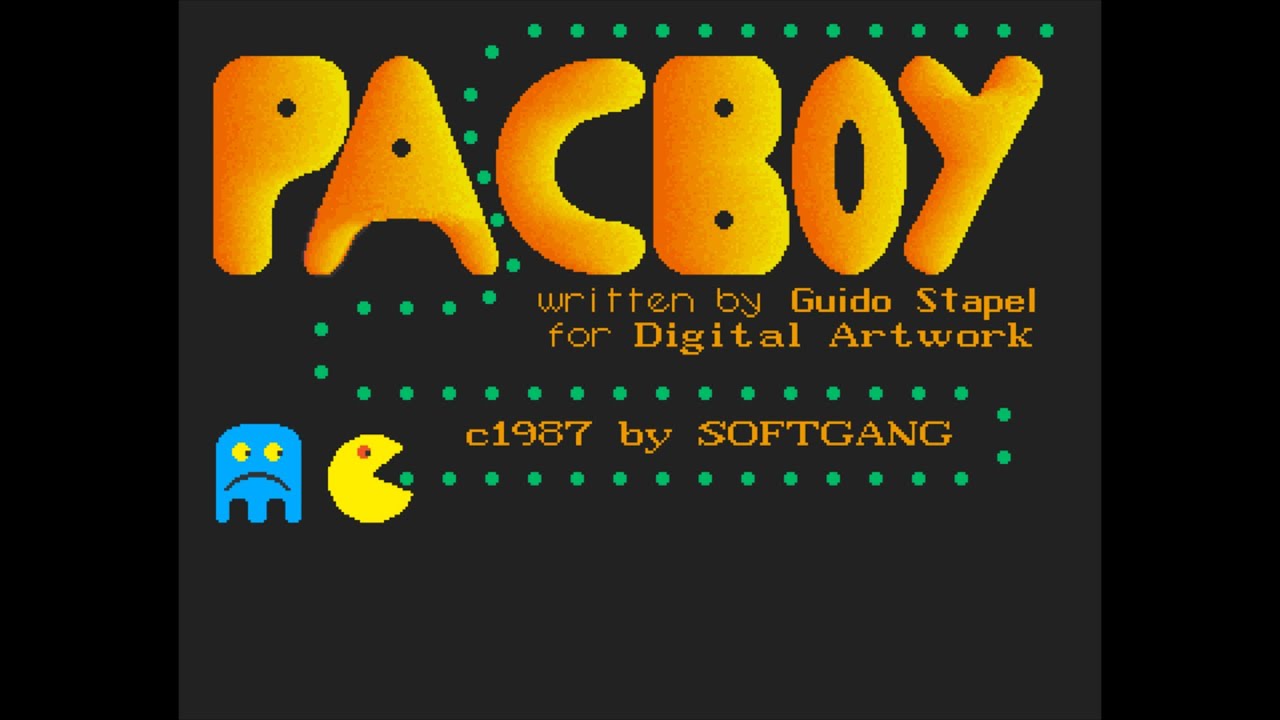 Pacboy (1987) from Guido Stapel/Softgang on the Amiga - Longplay