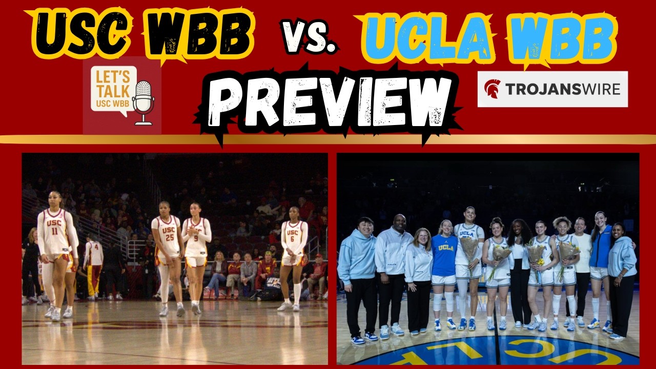 Cross Town Rivals Meet Again!  USC WBB VS UCLA WBB Battle of Los Angeles. #uscwomensbasketball