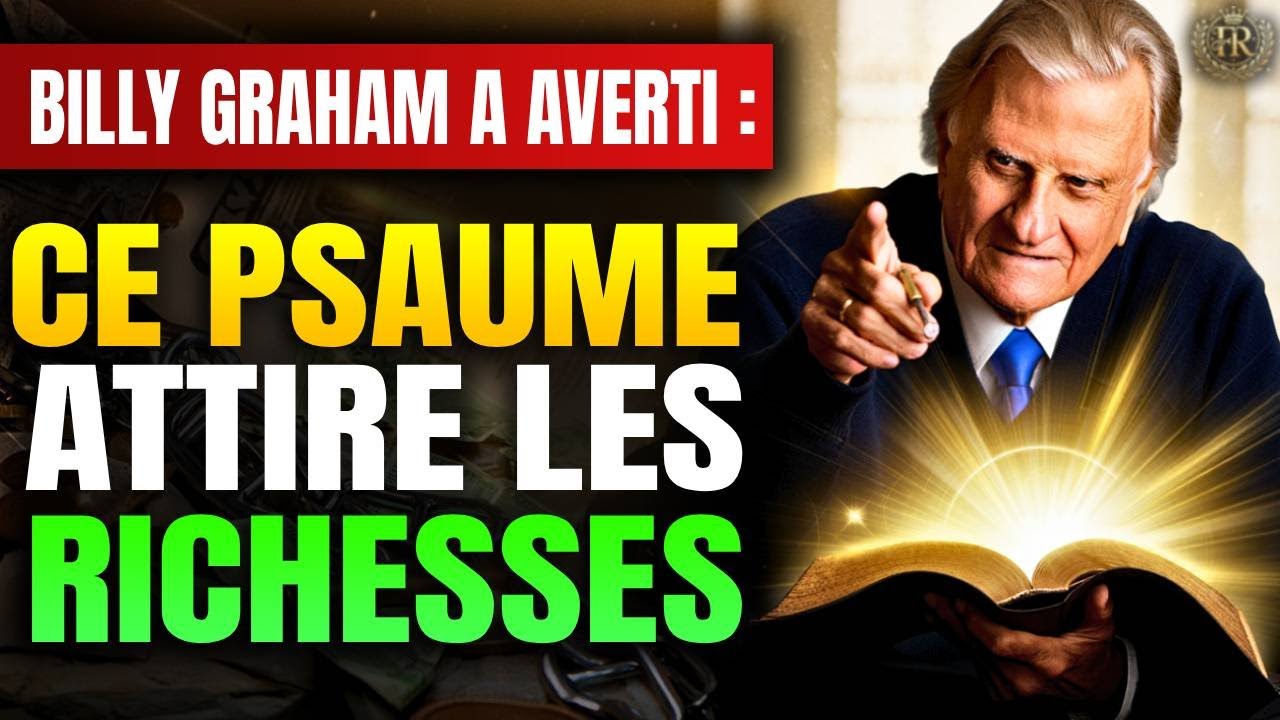 CE PSAUME INTERDIT DÉTRUIT LA PAUVRETÉ ET ATTIRE LA RICHESSE – BILLY GRAHAM L’AVAIT DÉJÀ DIT !