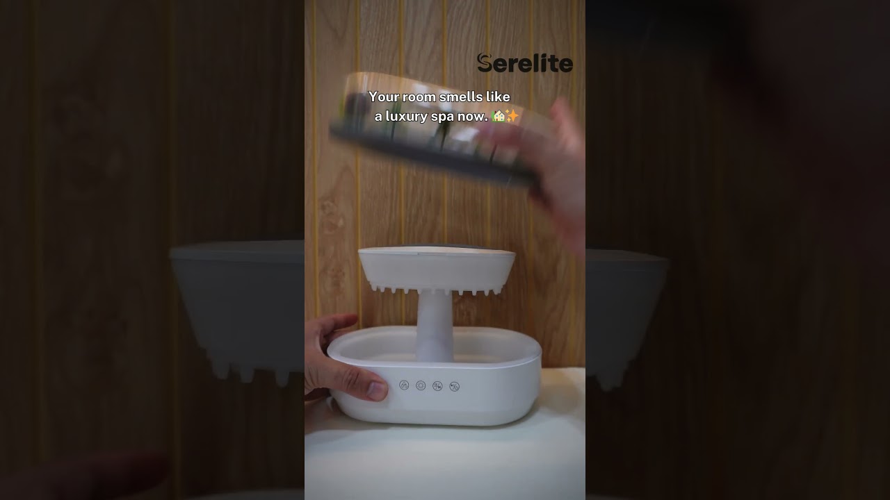 You turn on the humidifier, and stress disappears #serelite #Humidifier #rain  #sleep #shorts