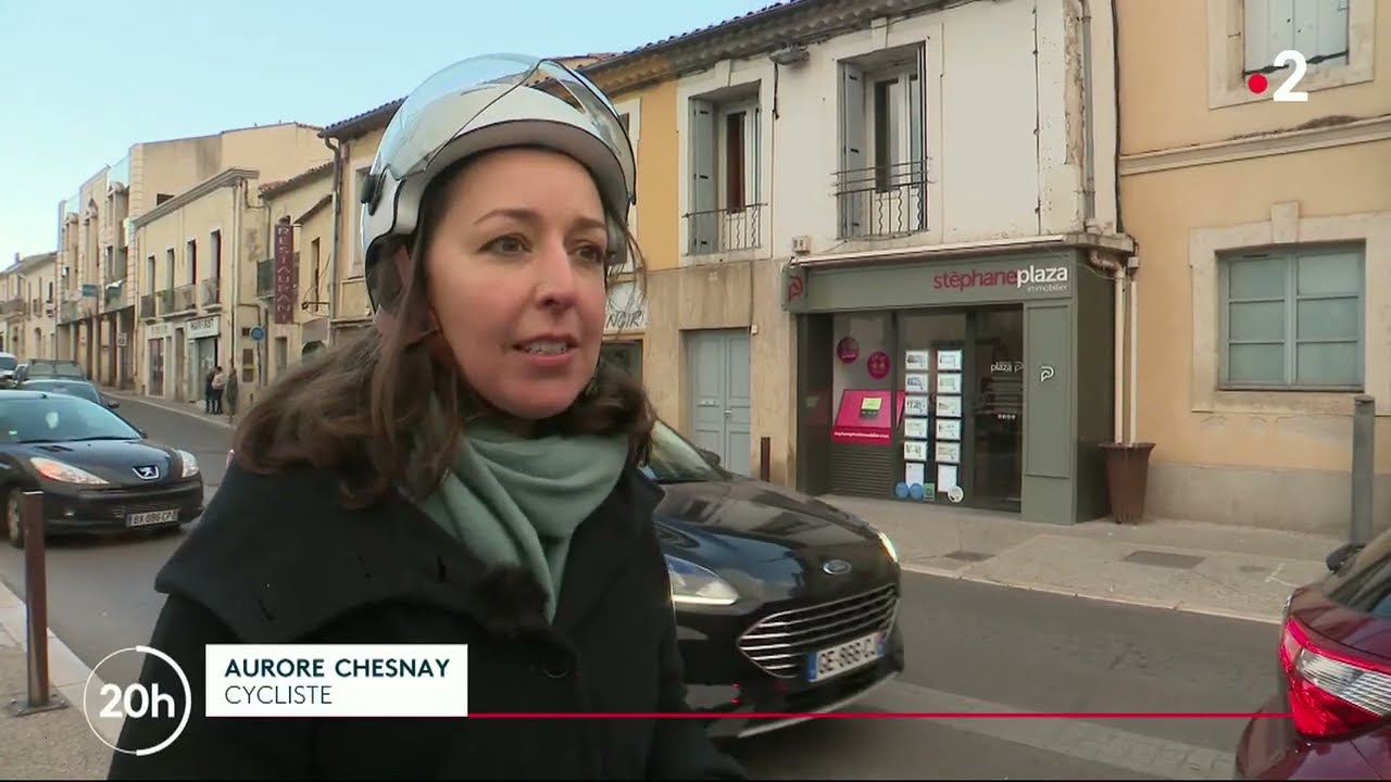 21 Février 2022 - Le vélo en périphérie de Montpellier : un parcours du combattant - France 2