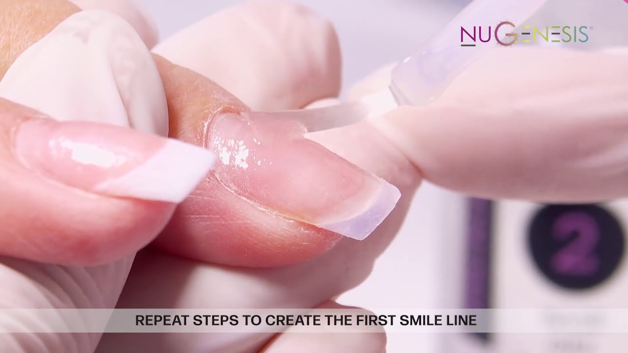 How To Tutorial: French On Natural Nails With NuGenesis Nails Dipping Powder