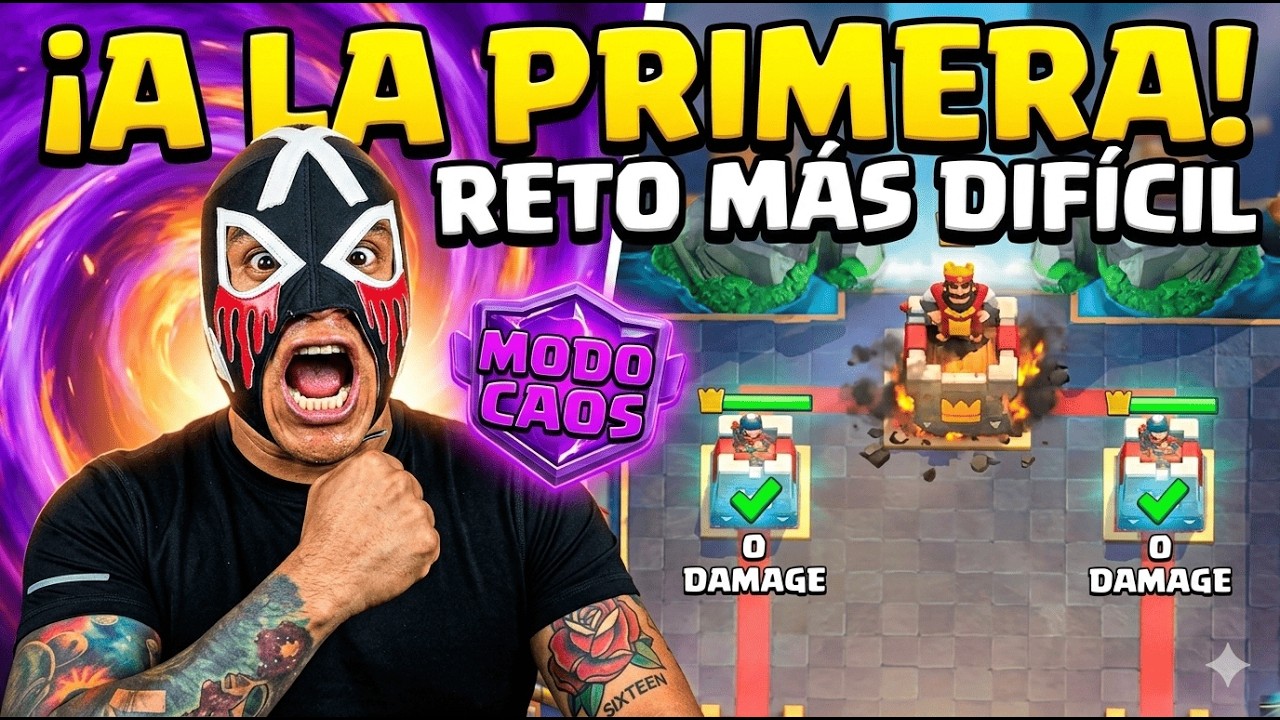 Get the hardest badge in Clash Royale... ON YOUR FIRST TRY! (Chaos Mode)