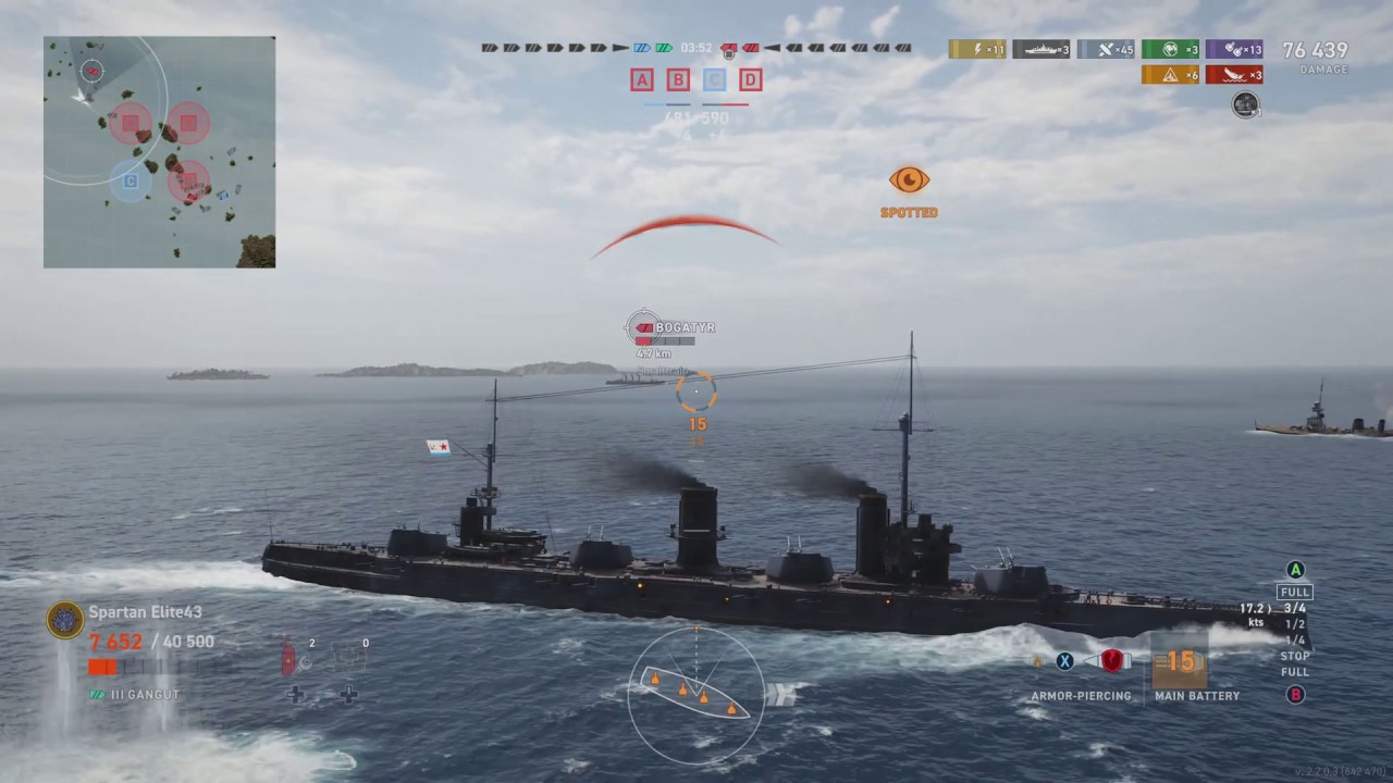 Meet The Gangut! Tier 3 Russian Battleship! (World of Warships Legends Xbox One X) 4k