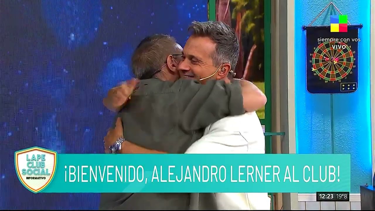 Alejandro Lerner en el programa LAPE CLUB SOCIAL Informativo Mayo 2025. Nuevo tema Déjame Volver