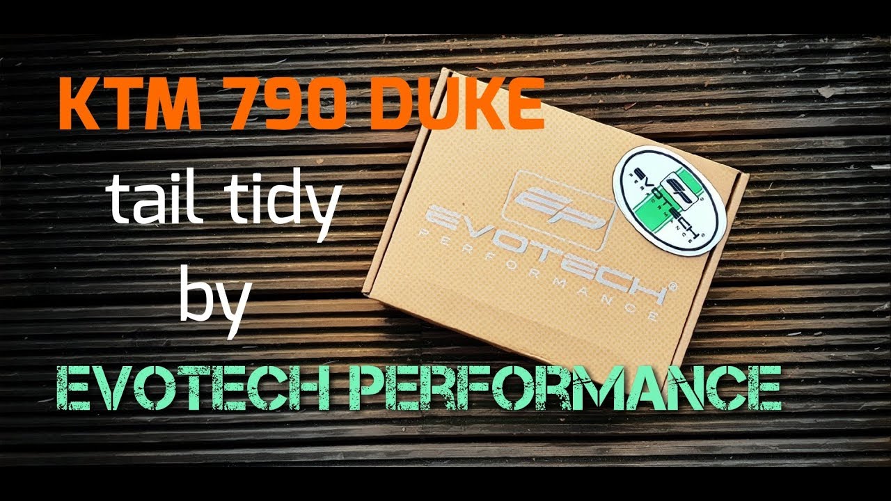 KTM 790 Duke tail tidy by Evotech Performance