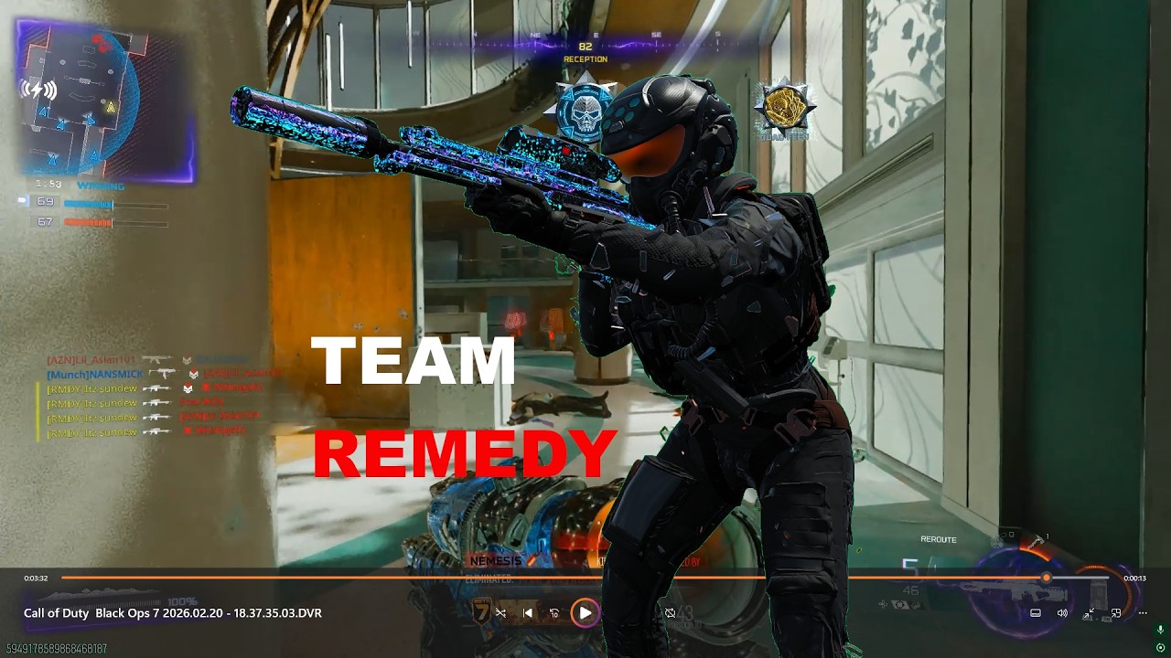 I joined a sniping team on BLACK OPS 7