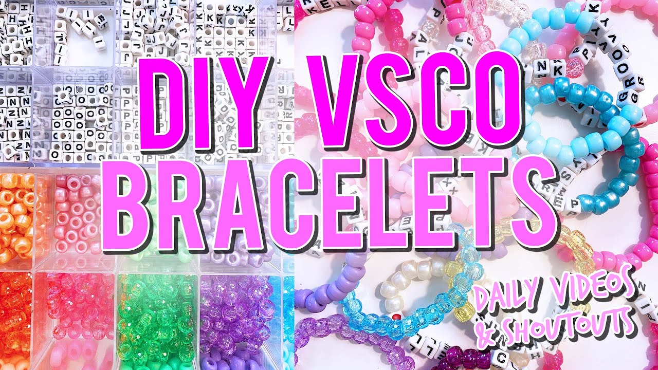 DIY VSCO BRACELETS (HOW TO MAKE BEADED BRACELETS) || Kellyprepster