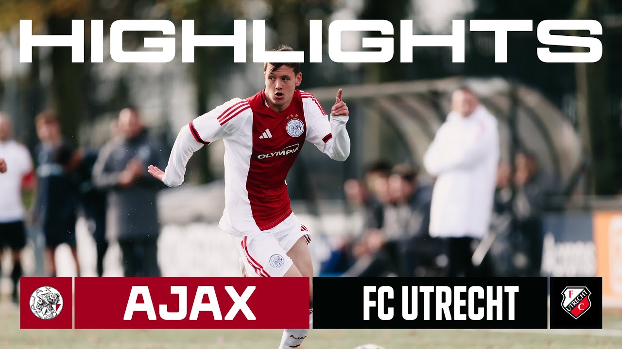 Panenka from Garnier! 🇫🇷 | Highlights Ajax O17 - FC Utrecht U17 | Cup