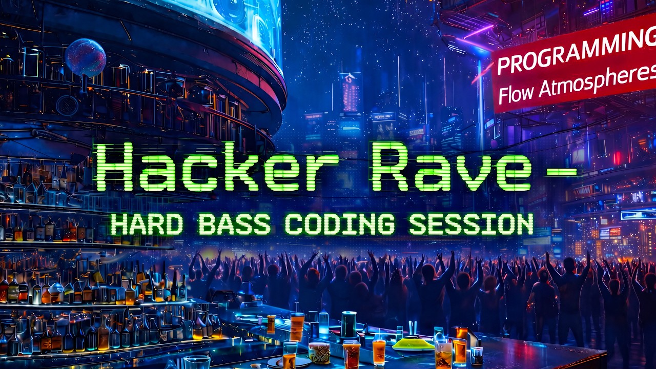 Hacker Rave – Hard Bass Coding Music Session