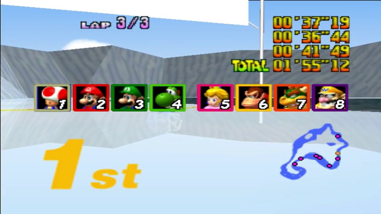 Mario Kart 64: Star Cup 150cc (Toad)