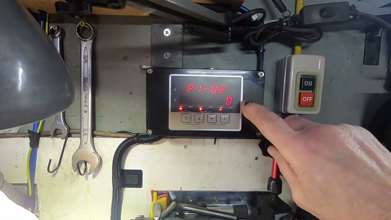 LP20E 2 axis DRO Setup on my myford super 7
