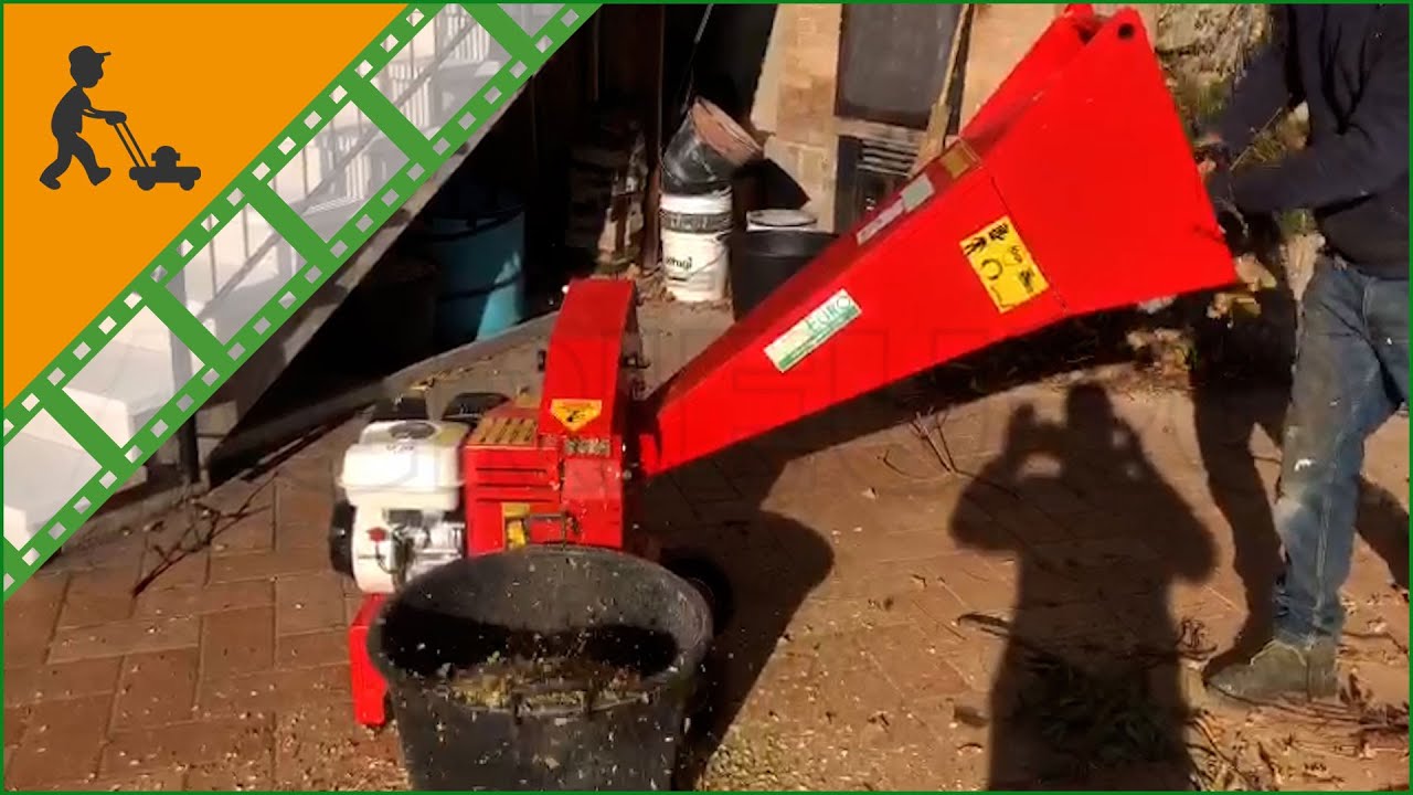 Biotrituratore a scoppio AgriEuro BIO 500: come funziona il biocippaore con motore Honda GP 200