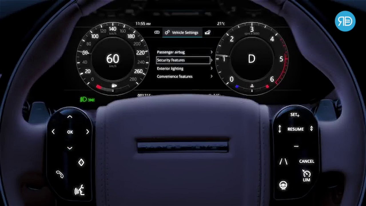 Range Rover Matrix System headlights
