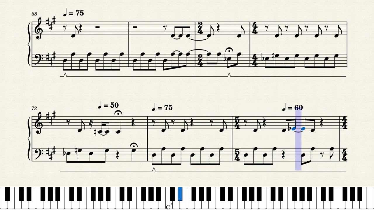 Black Space Medley - OMORI OST [Piano arrangement]