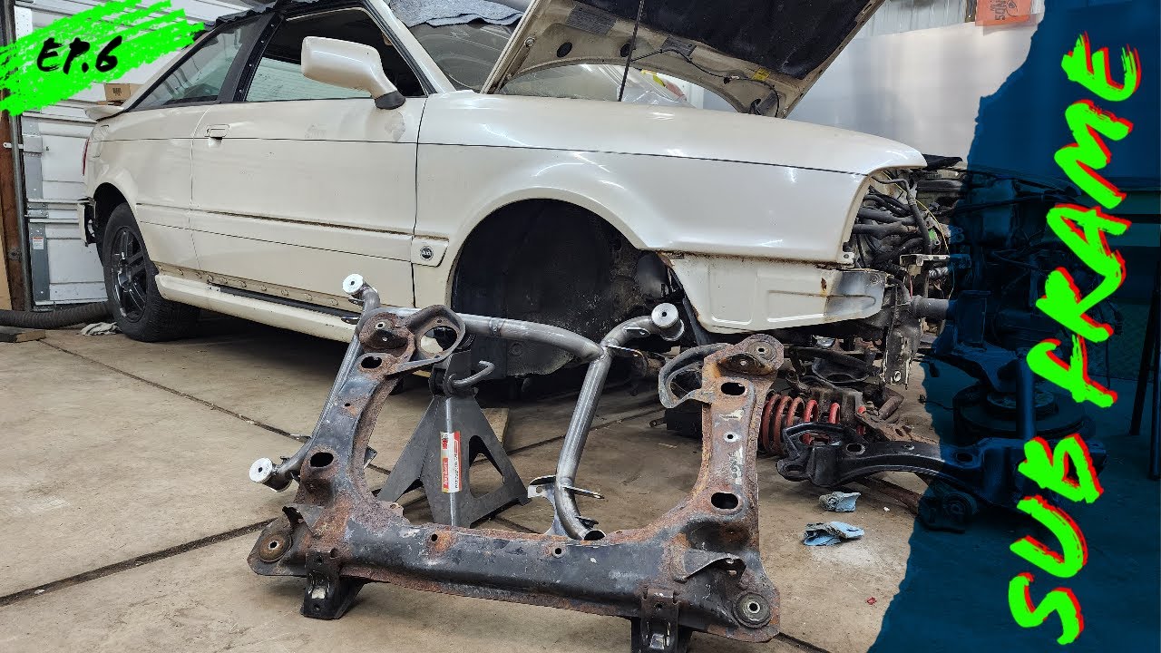 Custom Tubular sub frame - 90's Audi Coupe Quattro EP. 6