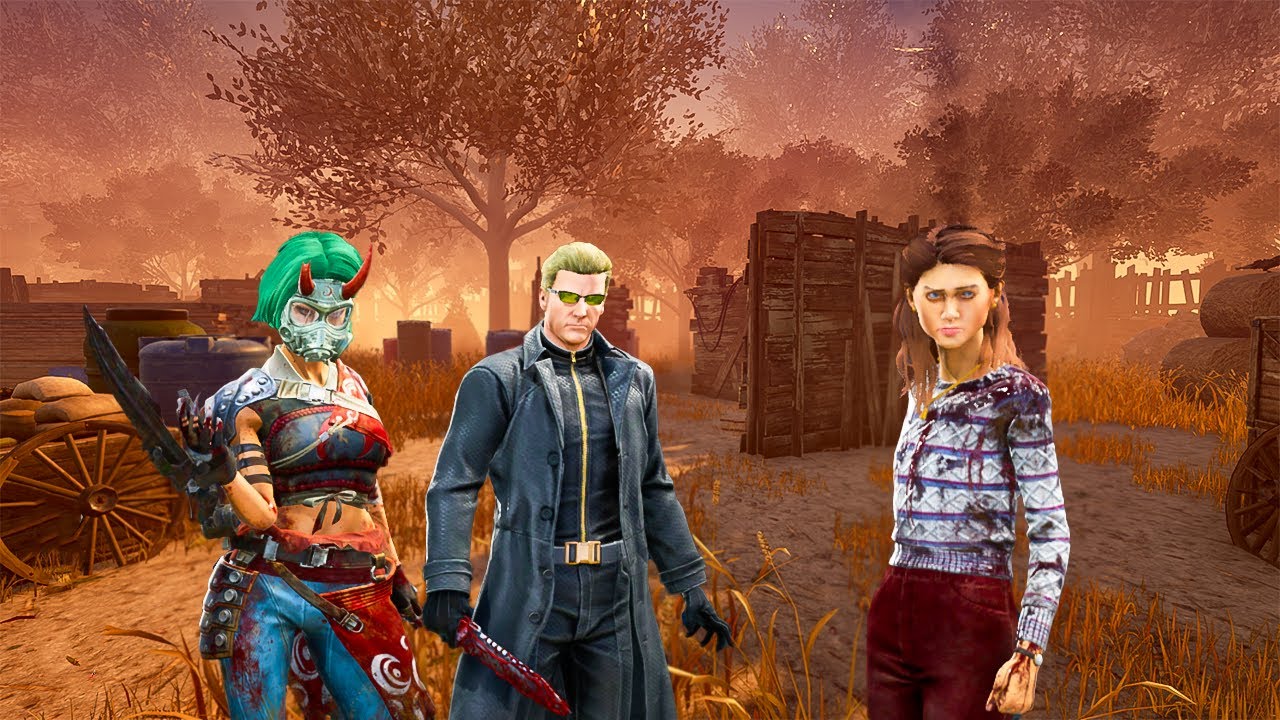 DBD Survivor vs Wesker & Skull Merchant Gameplay (No Commentary)